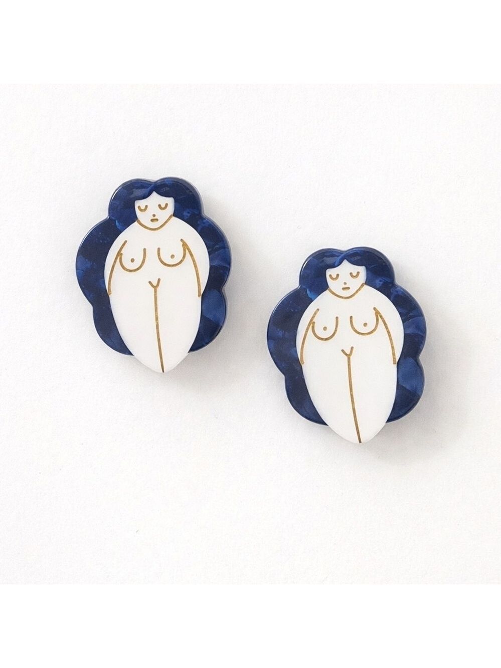 NEW‎ Bundle 2 Blue Hair Plus Woman Hair Clip Artistic Female